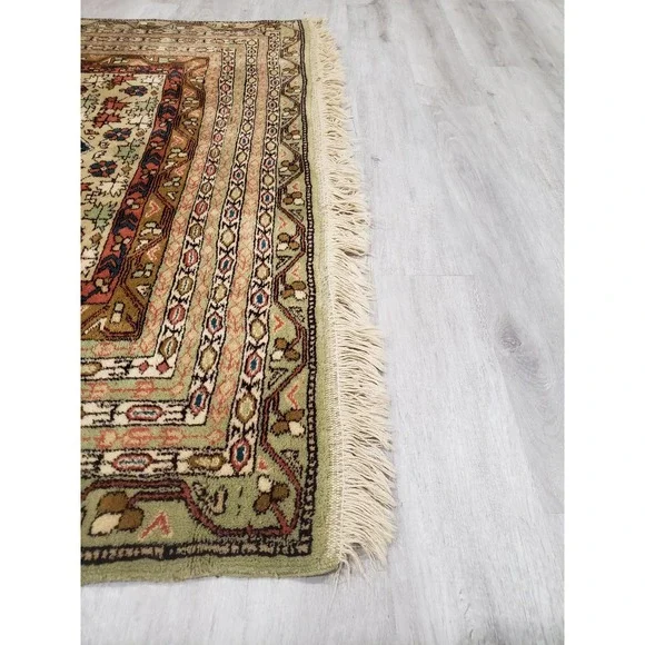 Turkish Rug, 5x7, Hand Knotted Vintage Oriental Carpet - Picture 5 of 10